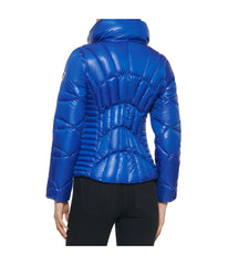 Quilted Puffer Jacket Indigo