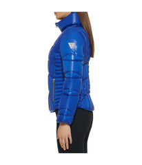 Quilted Puffer Jacket Indigo