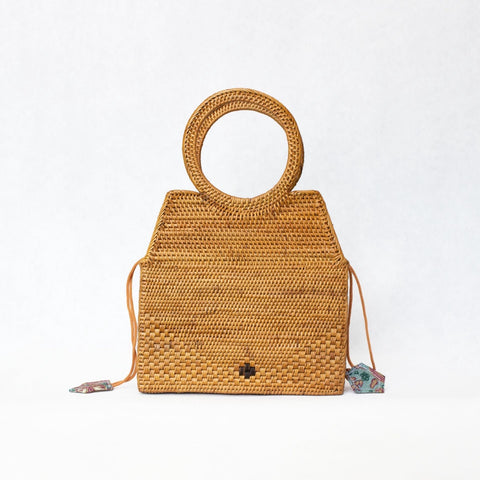 Jelavu Monterey Rattan Satchel Bag