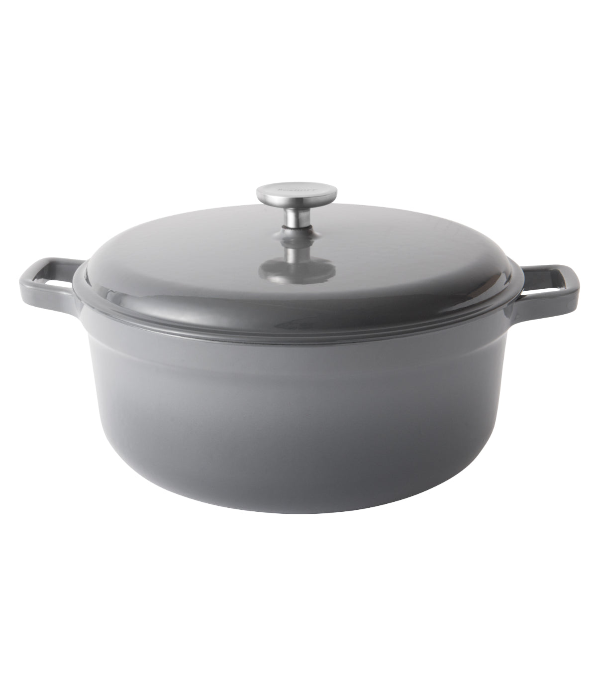  BergHOFF Gem Cast Iron Covered Casserole - Grey - Bonton