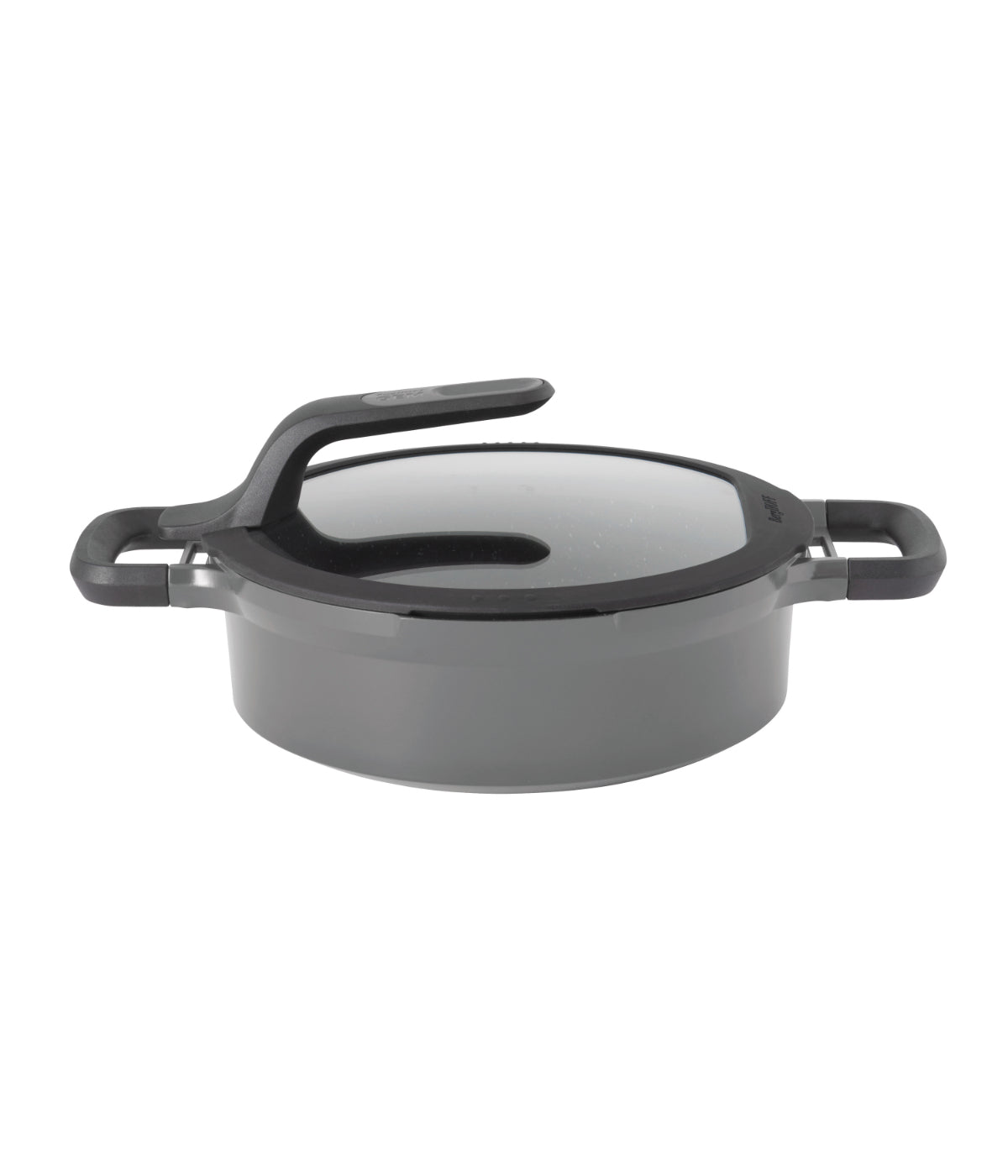  BergHOFF Gem NS Cast Alum Cov 2-Handled Saute Pan, Stay Cool - Grey - Bonton