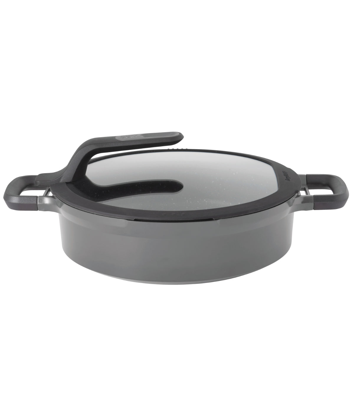  BergHOFF Gem NS Cast Alum Cov 2-Handled Saute Pan, Stay Cool - Grey - Bonton