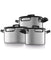 Gem Downdraft 18/10 Stainless Steel 6 Piece Cookware Set