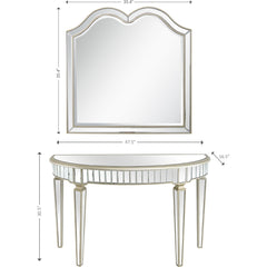 Marilyn Wall Mirror and Console Table