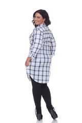 Plus Piper Stretchy Plaid Tunic