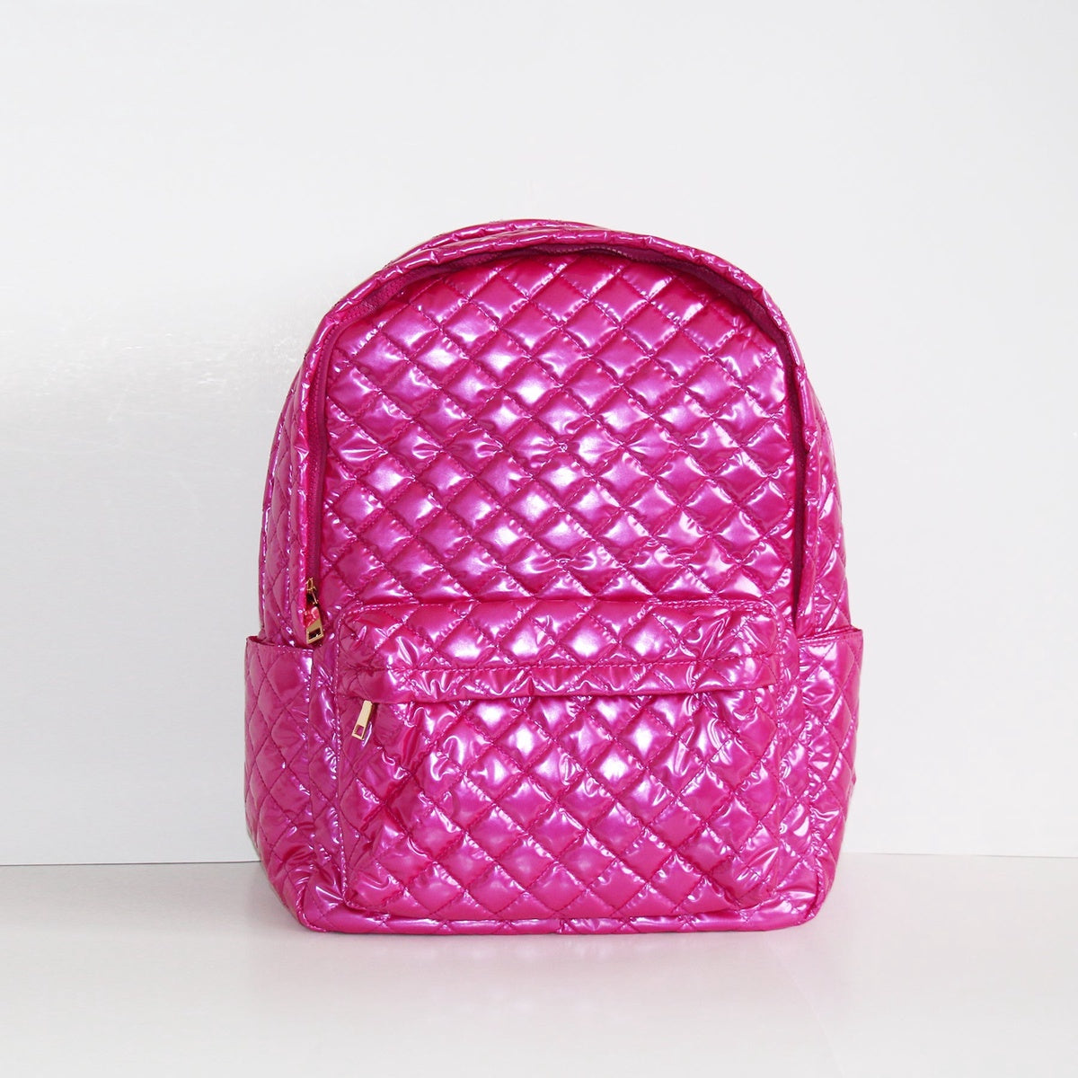  Lemonbella Debra Diamond Backpack Vibrant Fuschia - Champagne - Bonton