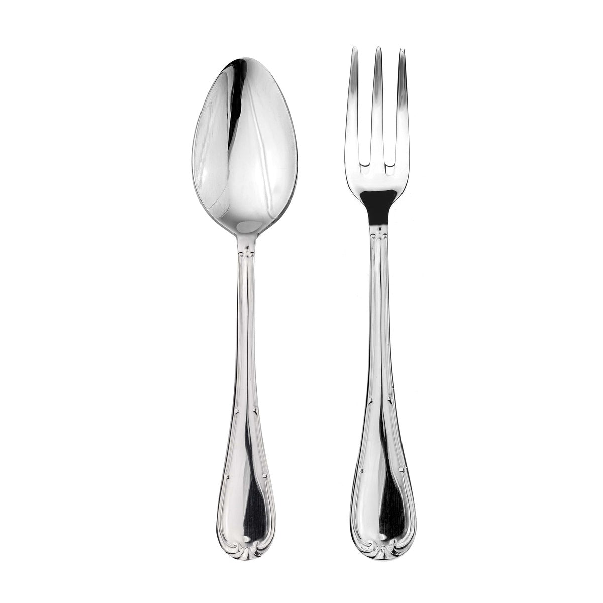  Mepra Raffaello Serving Set - Silver - Bonton