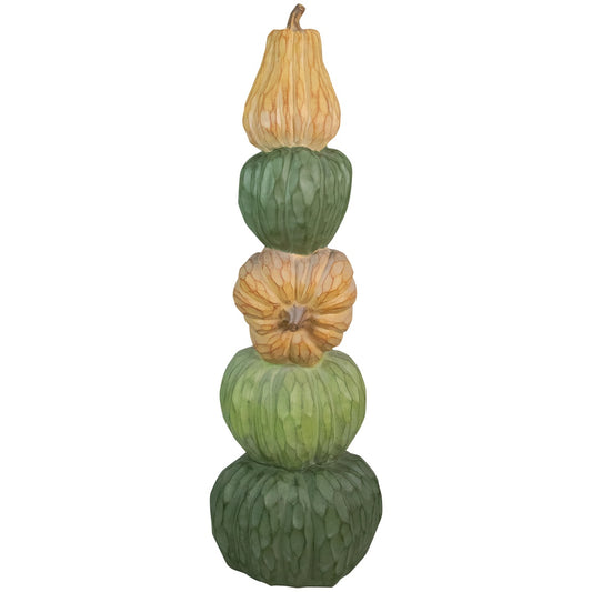 Five Tiered Stacked Pumpkins Thanksgiving Decoration - 42.5"