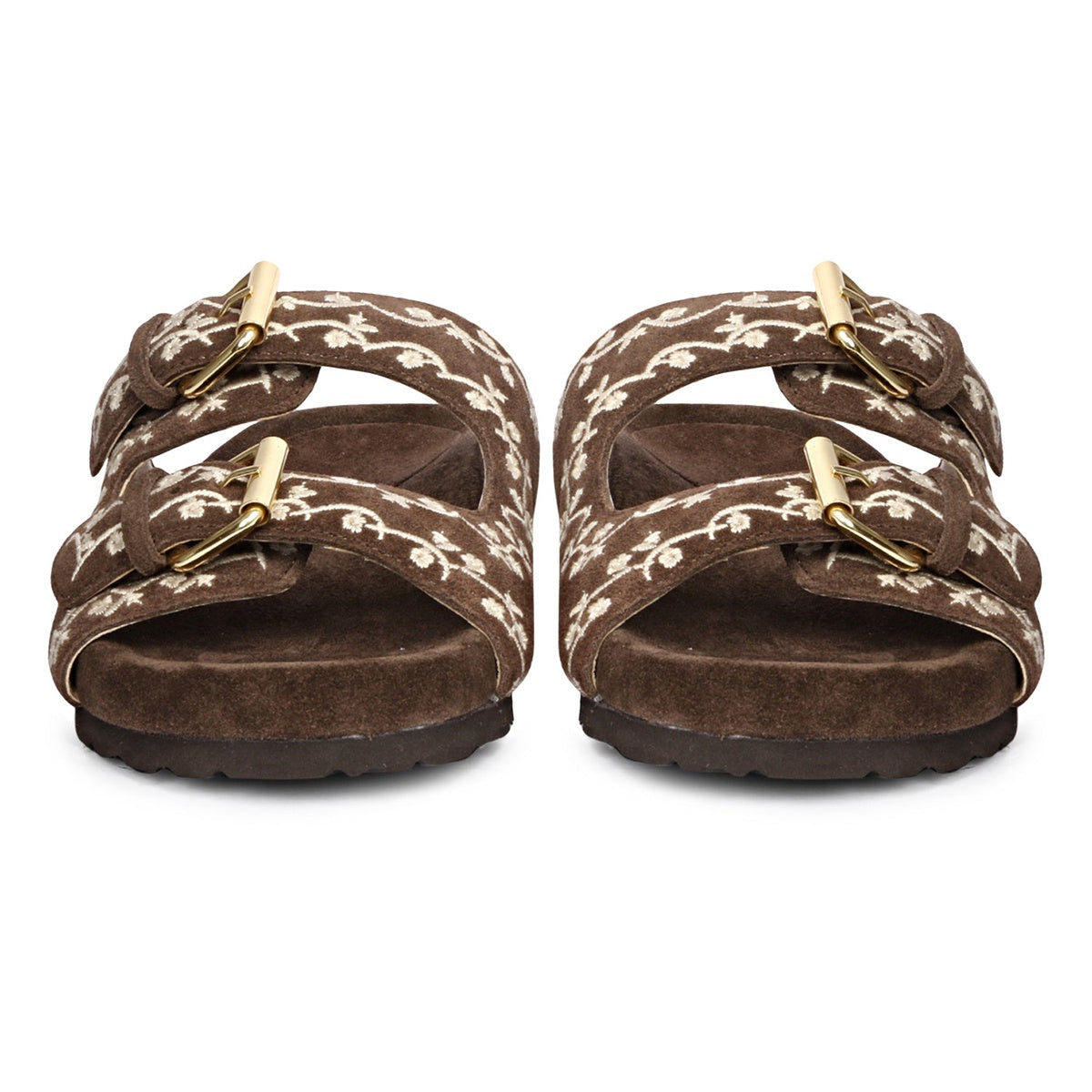  Saint G Angela - Flat Sandals - Chocolate - Bonton