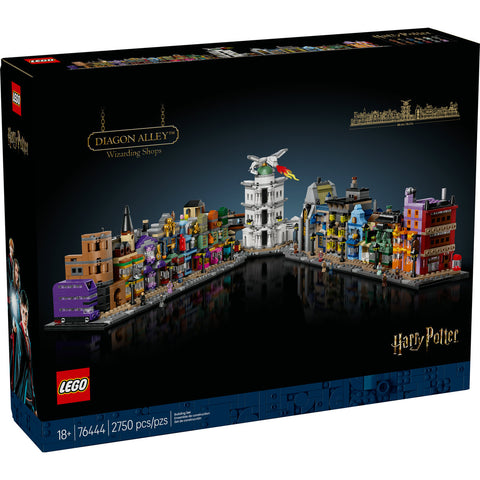 LEGO® Harry Potter™ Diagon Alley™ Wizarding Shops, Wizard Set for Adults 76444