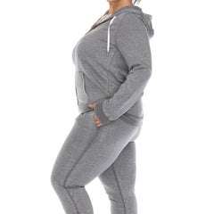 Plus Size Burnout Jogger Set