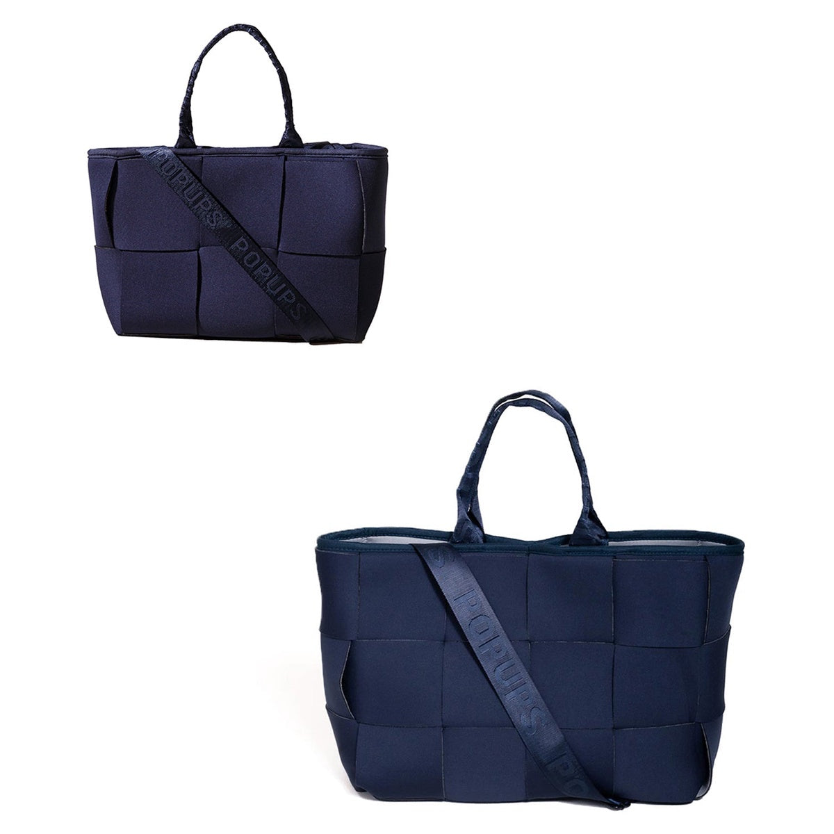  Pop Ups Brand Icon Tote + Mini Icon Tote - Deep Blue - Default Title - Bonton