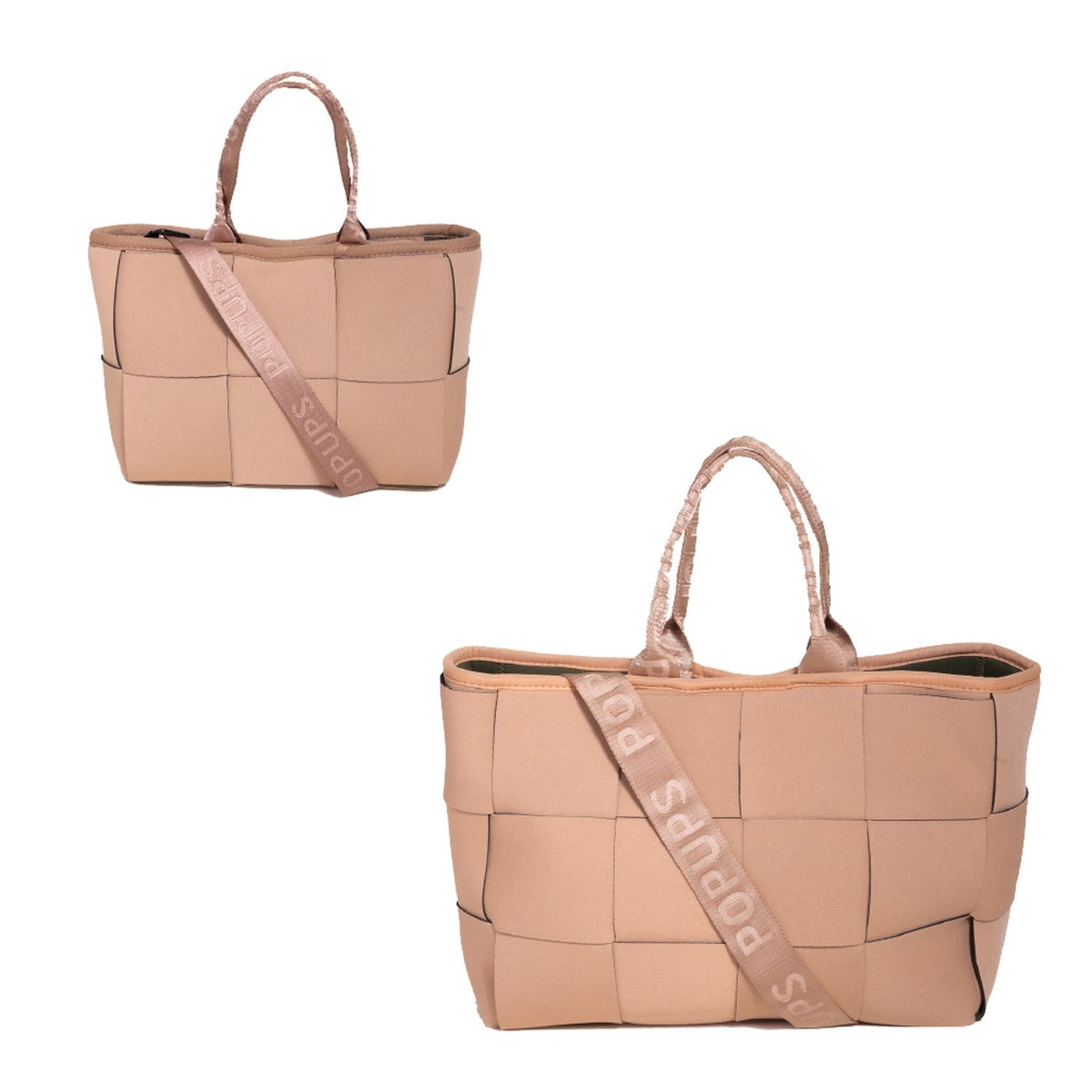  Pop Ups Brand Icon Tote + Mini Icon Tote - Tan - Default Title - Bonton