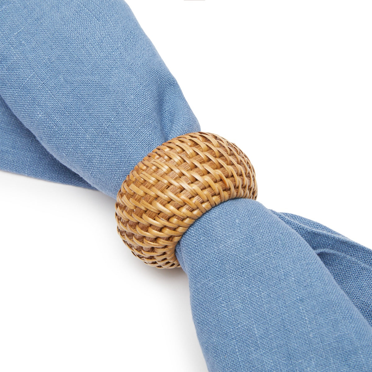  Caravan Eclipse Napkin Rings, Set of 4 - Natural - Bonton