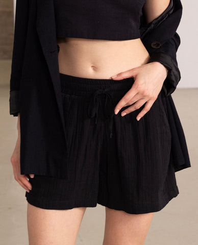 Drawstring Cover Up Shorts