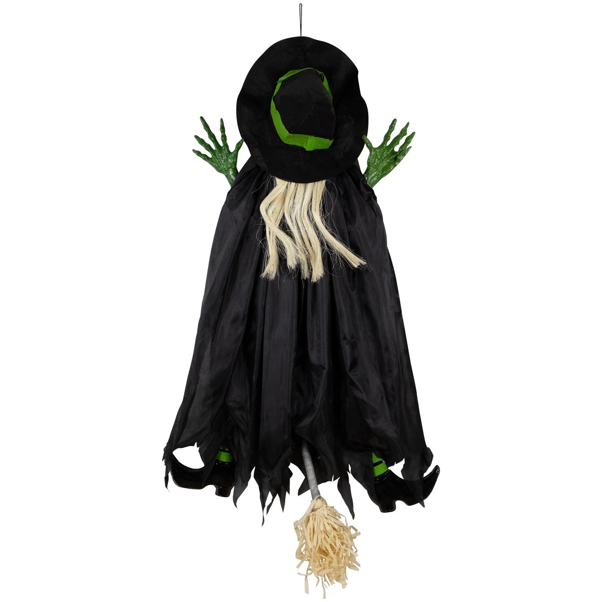  Northlight Giant Tree Trunk Crashed Witch Hanging Halloween Decoration - 4' - Default Title - Bonton