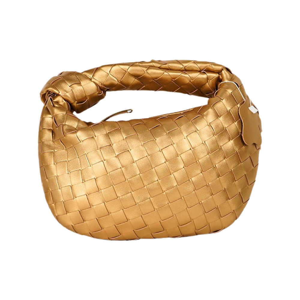  Lemonbella Ava Knotted Woven Metallic Gold - Default Title - Bonton