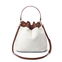 Saryn Faux Fur Bucket Bag and Set