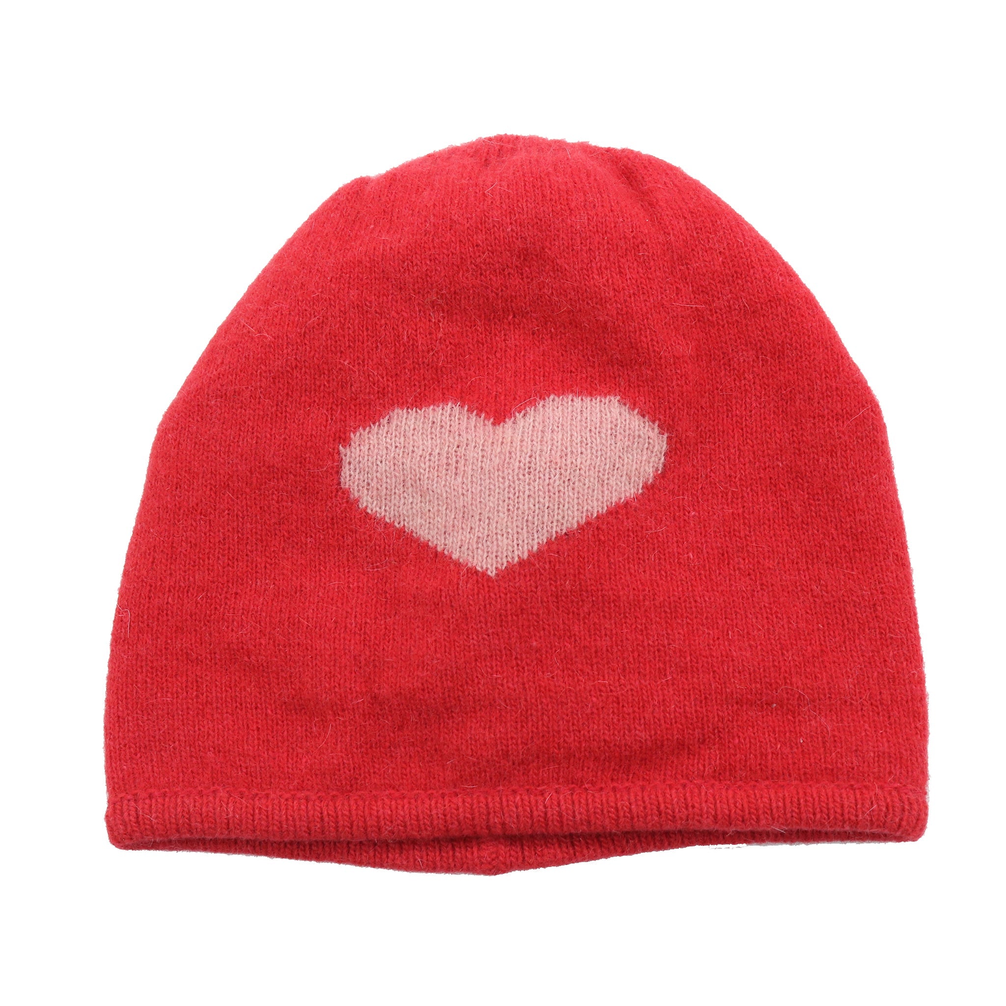  Portolano COLOR BLOCK HAT WITH HEART - DAMSON/WISTERIA - Bonton