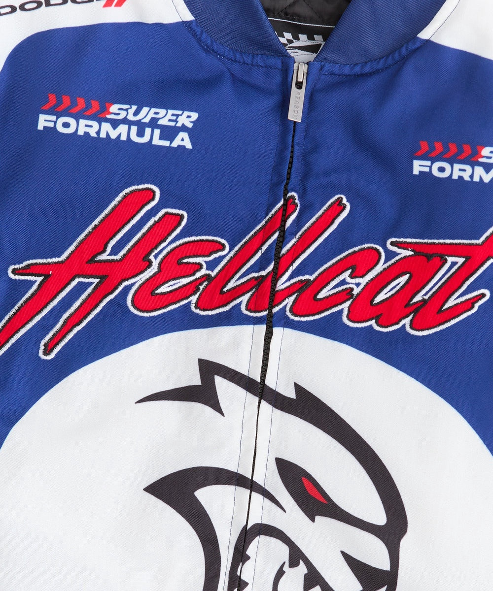  Reason Clothing Dodge Hellcat Racing Jacket - Blue - BLUE - Bonton