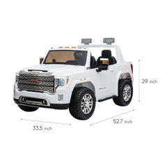 24V GMC Denali 2 Seater Battery Operated Ride on Car With Parental Remote Control