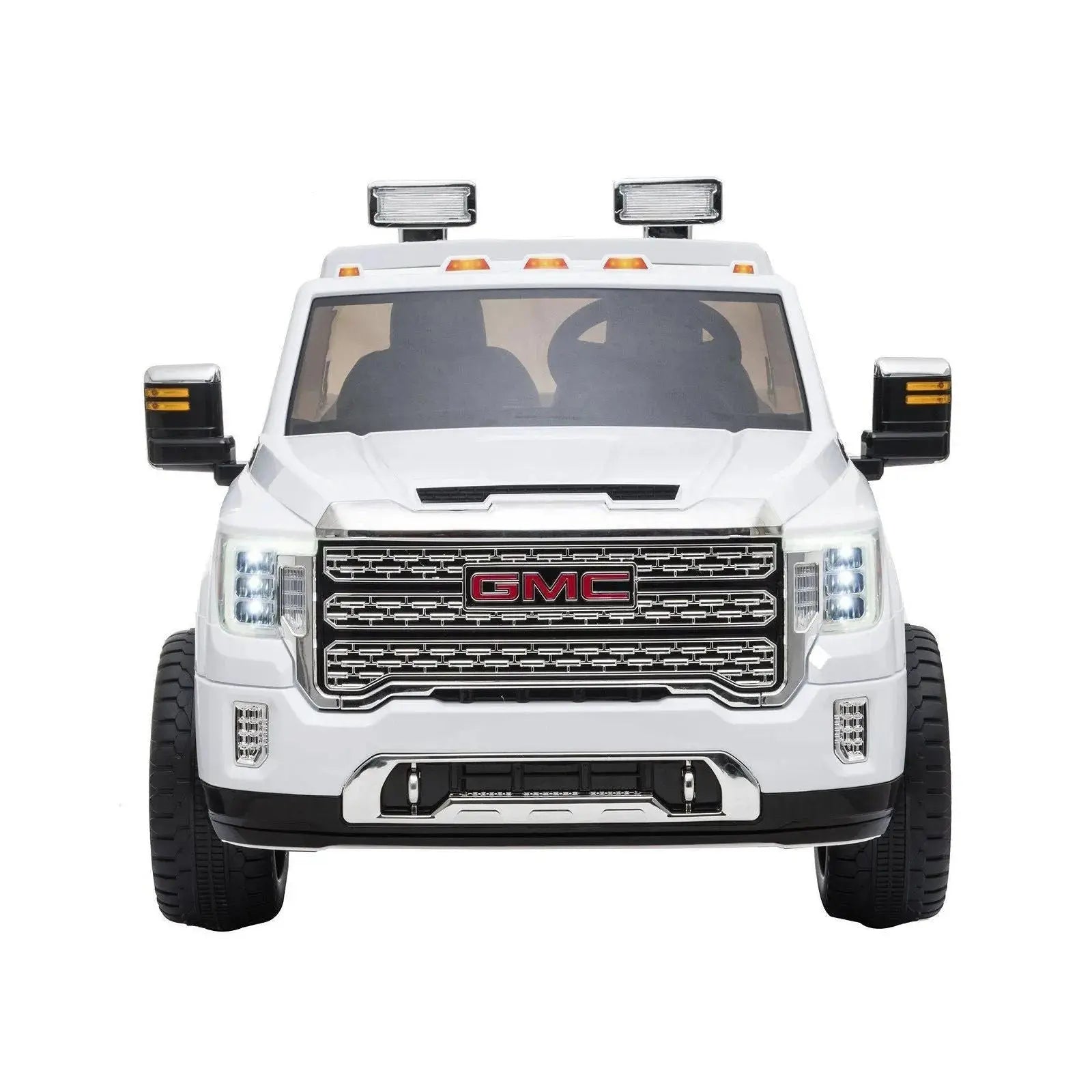  Freddo 24V GMC Denali 2 Seater Battery Operated Ride on Car With Parental Remote Control - White - Bonton