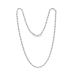 Twist Rope Chain 4mm Necklace