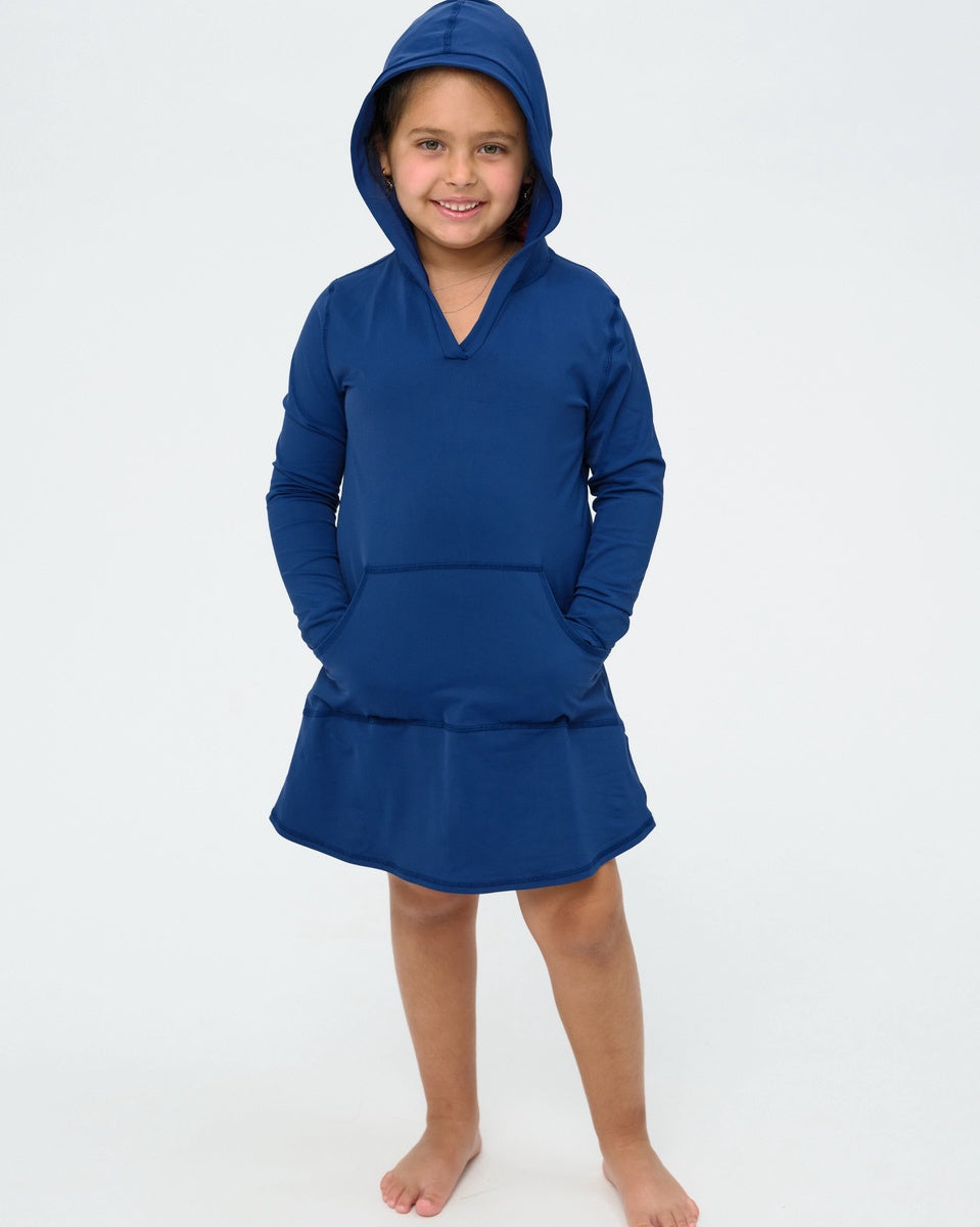  BloqUV KIDS HOODIE DRESS (1009K) - Mint - Bonton