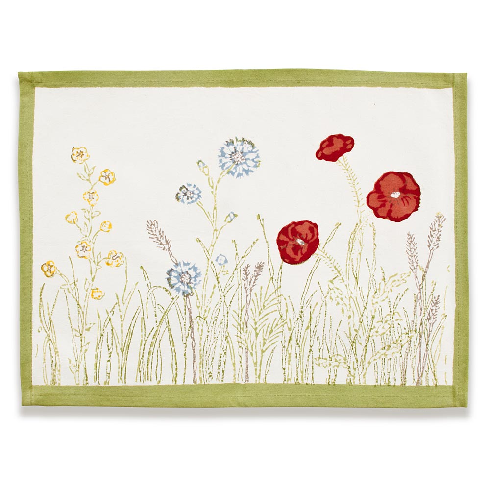  Couleur Nature Springfields Placemats Set of 6 - Multi - Bonton