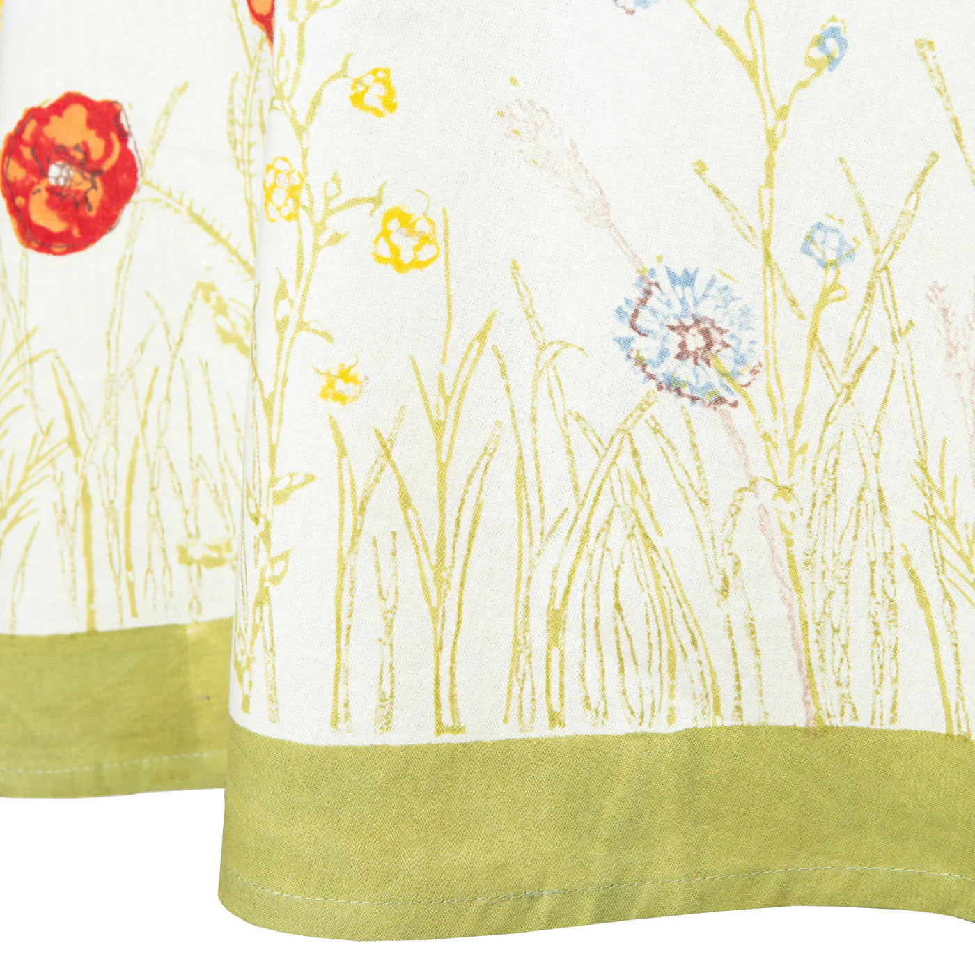  Couleur Nature Springfields Multi French Tablecloth - Multi - Bonton