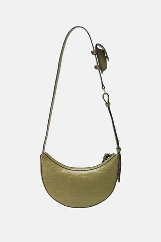 Oryany - Rookie Croco Crossbody Medium Handbags - Leaf Olive / One Size