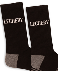 LECHERY UNISEX SPORTS CREW SOCKS