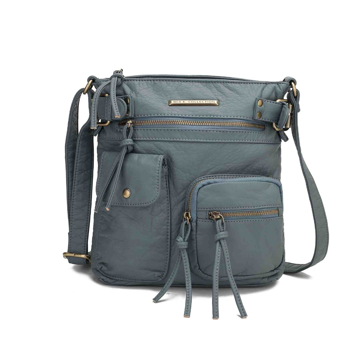  MKF Collection Vintage Stiella Crossbody Bag - Black - Bonton