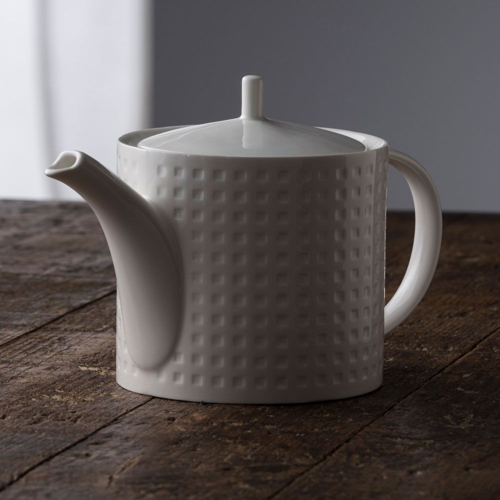  Belleek Living Grafton Teapot - Ivory - Bonton