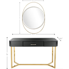 Sonya Wall Mirror and Console Table