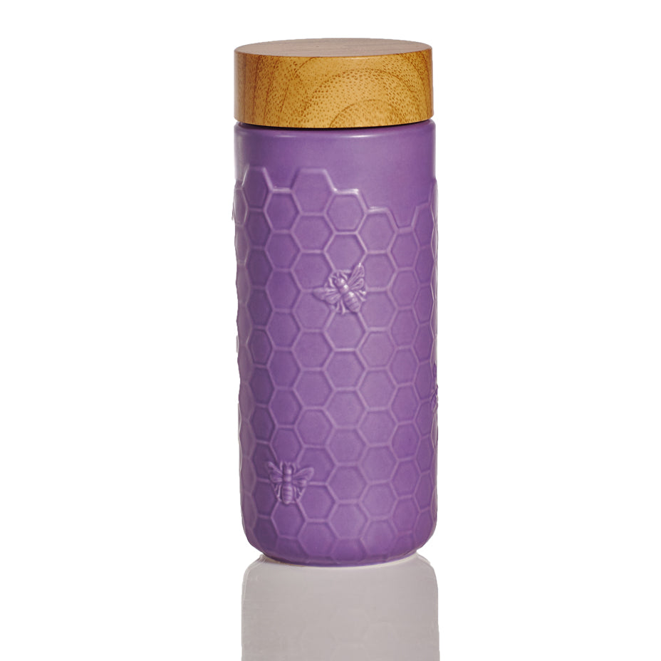  Acera Honey Bee Travel Mug - Taupe - Bonton