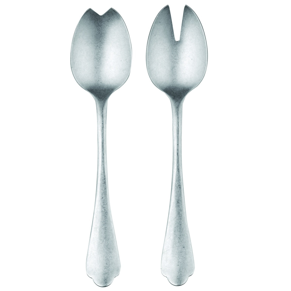  Mepra Dolce Vita Salad Serving Set - Pewter Silver - Bonton