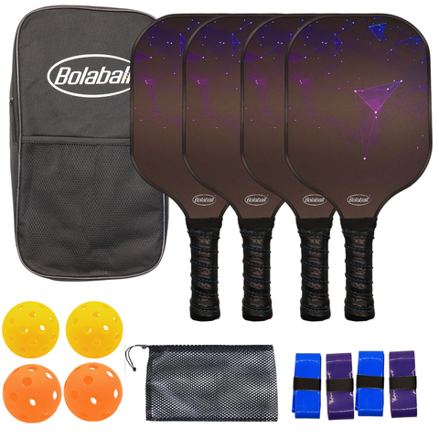 Pickleball Paddle Black – Lightweight Grip