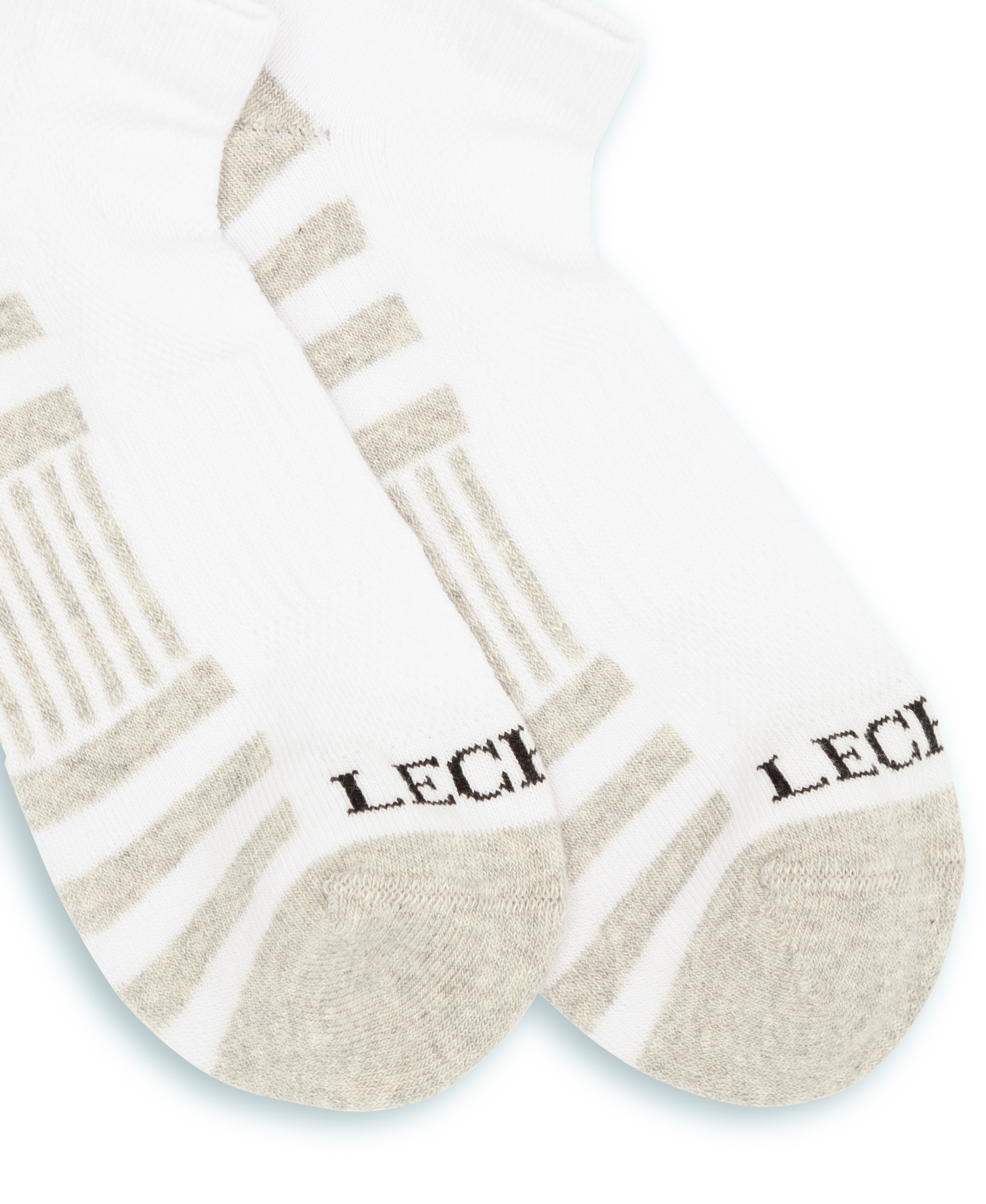  LECHERY LECHERY UNISEX SPORTS NO-SHOW SOCKS - WHITE - Bonton