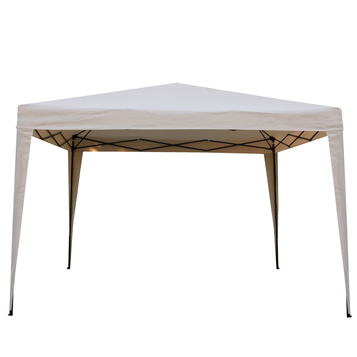  Northlight 10' X 10' Beige Pop-Up Outdoor Canopy Gazebo - Beige - Bonton