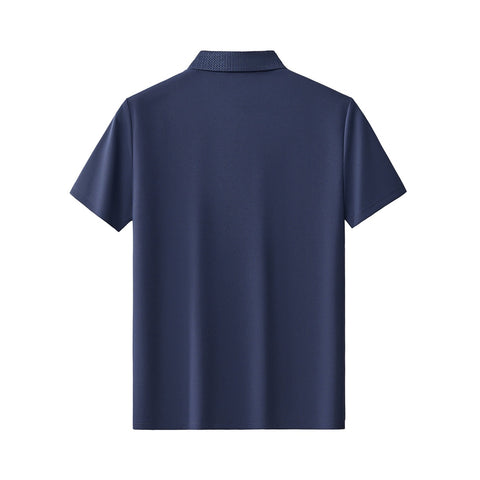 Stride Contrast Collar Polo NAVY