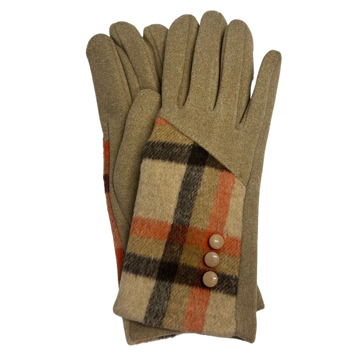  Marcus Adler Jersey Plaid Glove - Black - Bonton