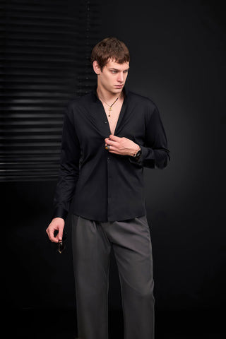 Wellington Side-Tab Trousers GREY