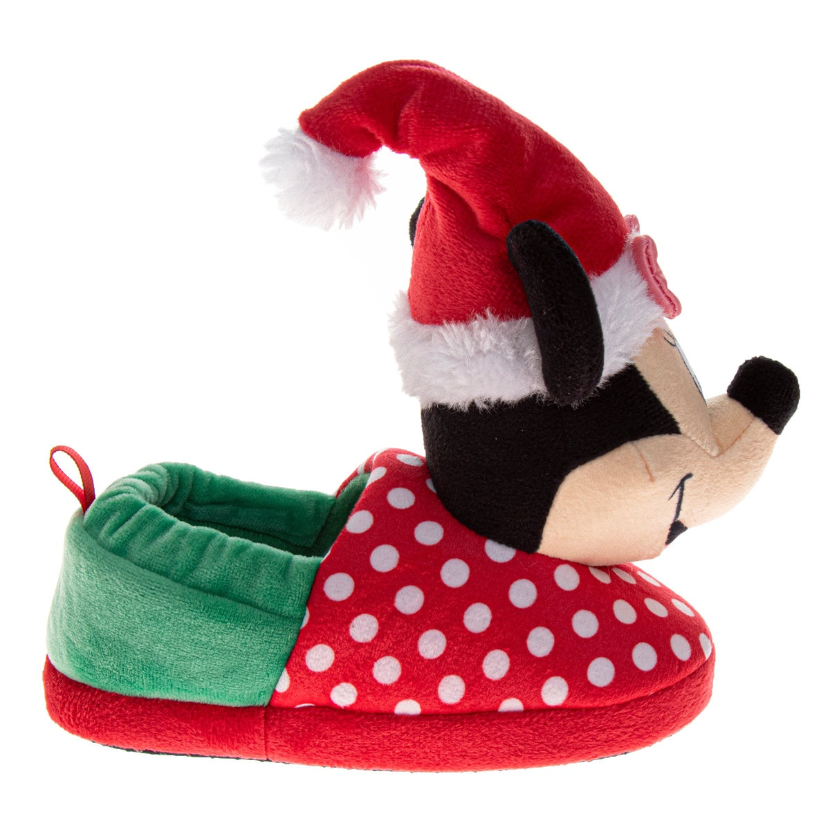  Josmo Disney Mickey Mouse Christmas Boys Slippers Cozy Plush Santa House Shoes Size Toddler - 5-6 - Bonton