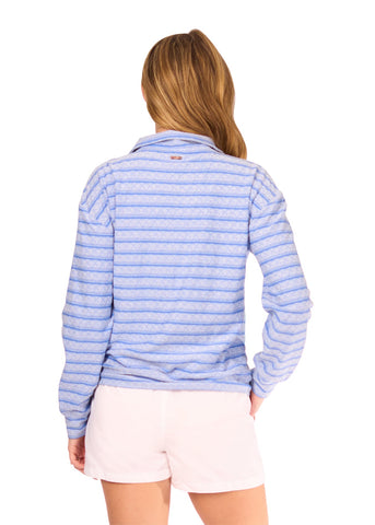 Blue Half Zip Pullover
