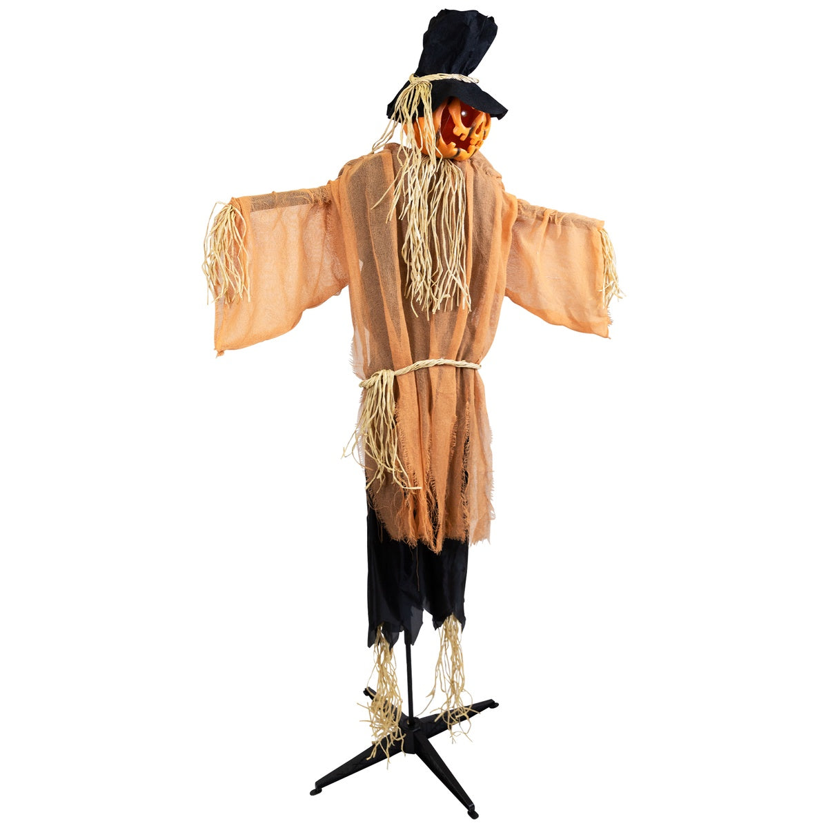  Northlight Animated Jack-O'-Lantern Scarecrow Halloween Decoration - 6' - Default Title - Bonton
