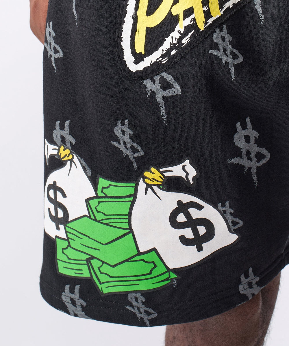  Reason Clothing Paper Chase Short - Black - BLACK - Bonton