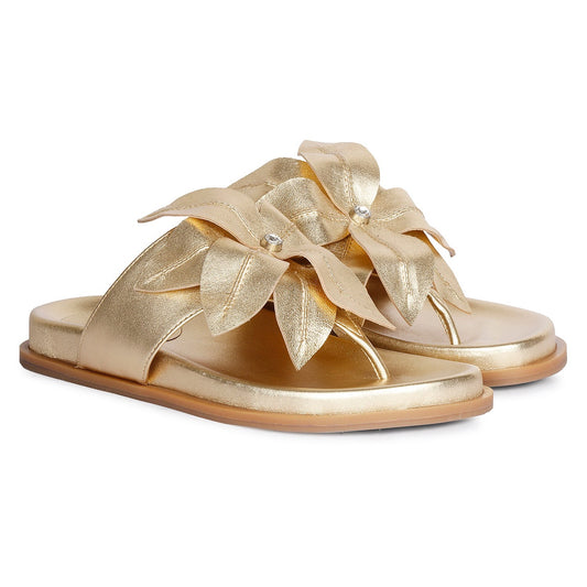 Claudia Gold Sandals