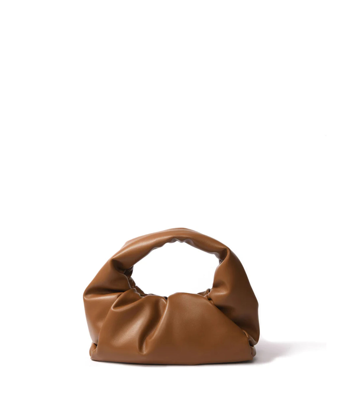  Bob Ore Marshmallow Croissant Bag in Soft Leather Caramel - Caramel - Bonton