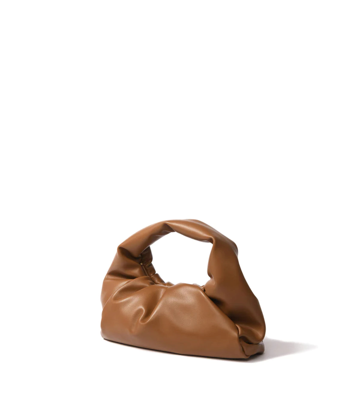  Bob Ore Marshmallow Croissant Bag in Soft Leather Caramel - Caramel - Bonton